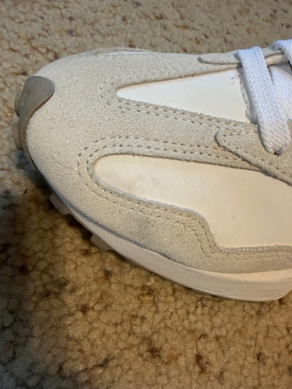 New balance 327 white light tan sneakers - Picture 4 of 9
